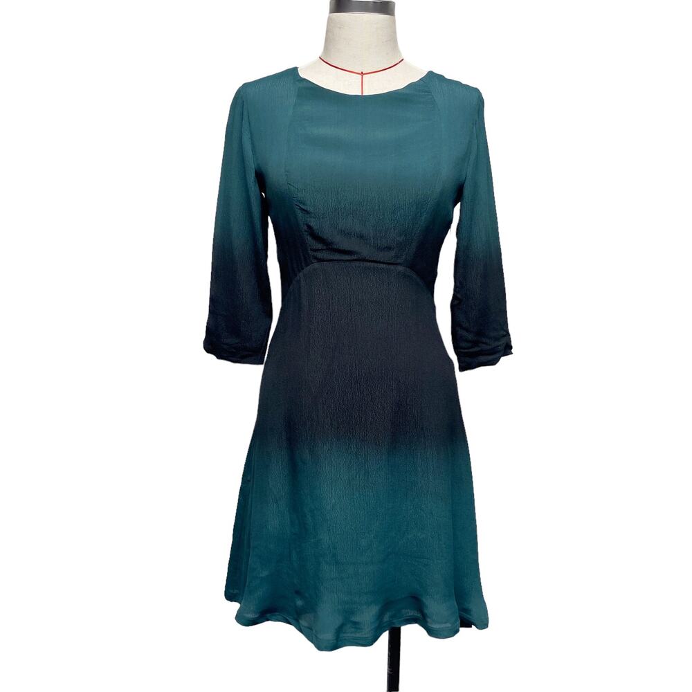 Chloe Oliver Womens Green Ombre Dress